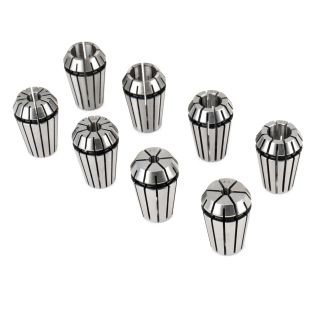 ER16 TSC Sealed Collet Set (8 Pcs.) - Metric