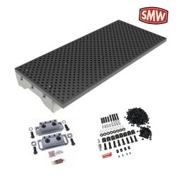SMW Fixture Tooling Plate Bundle for 1500MX (Aluminum, Black Anodized 7075)