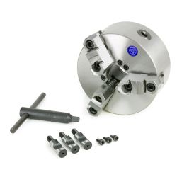 3-Jaw Reversible 6 in. Lathe Chuck (D1 Type Direct Mount)