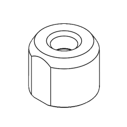 Disc Spring Compression Nut, MX BT30 Spindle