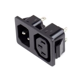 xsTECH Router C13/C14 IEC connector