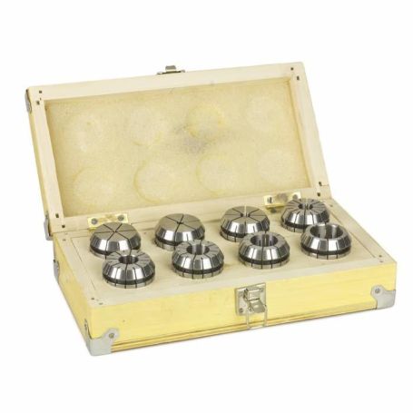 ER40 Collet Set (8 Pcs.) - Metric