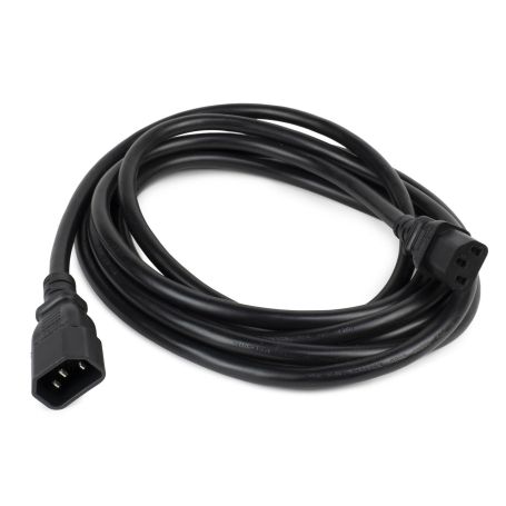 3-Prong, Black, 10ft Extension Cord