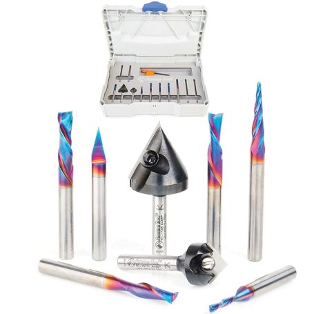 Amana Tool 8-Piece Router Bit Set (1/4 in. Shank)