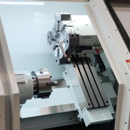 15LX Lathe with Turret & Gang Plate