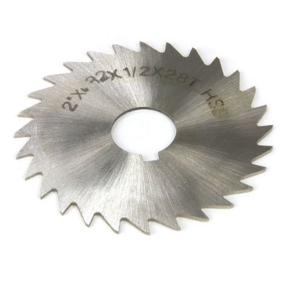 34395 - HSS Slitting Saw: 2 in. x 1/32 in. x 1/2 in. x 28T