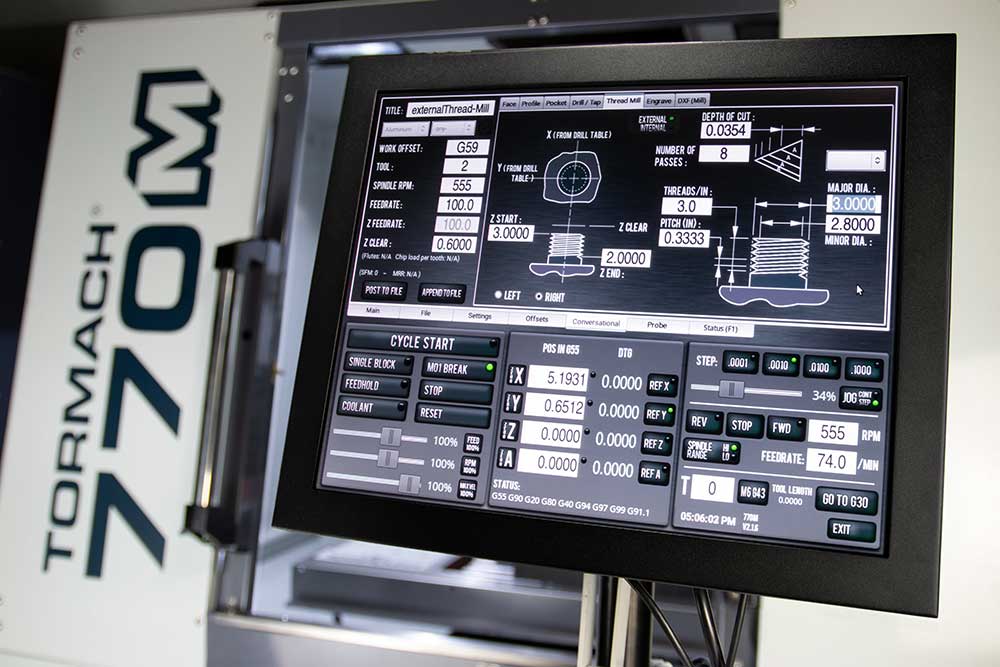 PathPilot running on an 770M mill