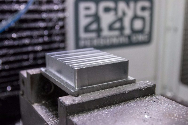 proper fixturing for cutting a part on a Tormach mill