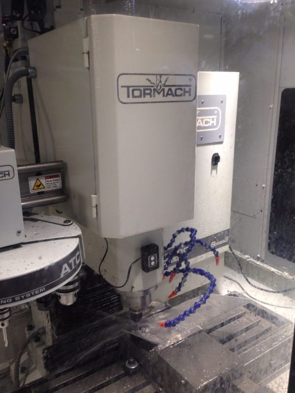 FIRST Robotic sprocket project being cut on a Tormach mill