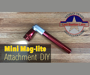 Make your own mini mag light attachment