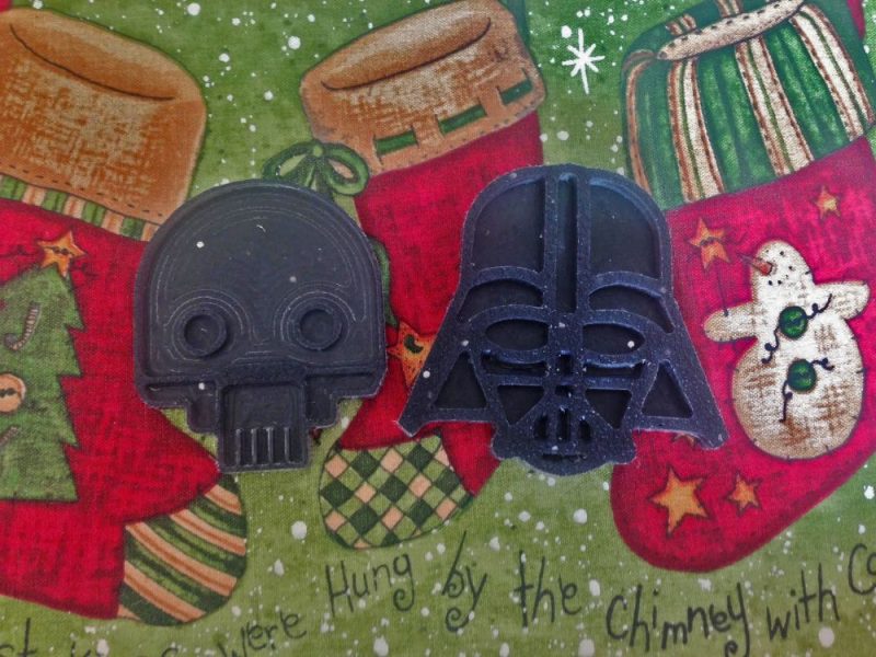 Star Wars cookie cutters made on a Tormach mill
