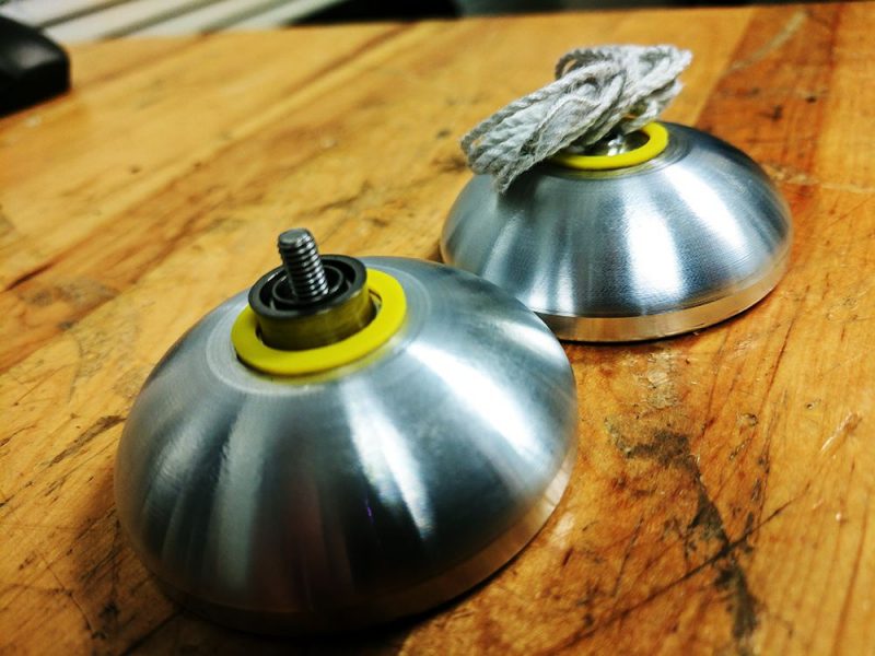 yo-yo parts made on a Tormach 15L Slant-PRO lathe