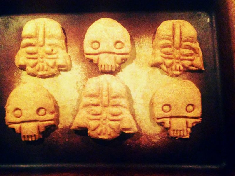cookies made with cookie cutters made on a Tormach mill